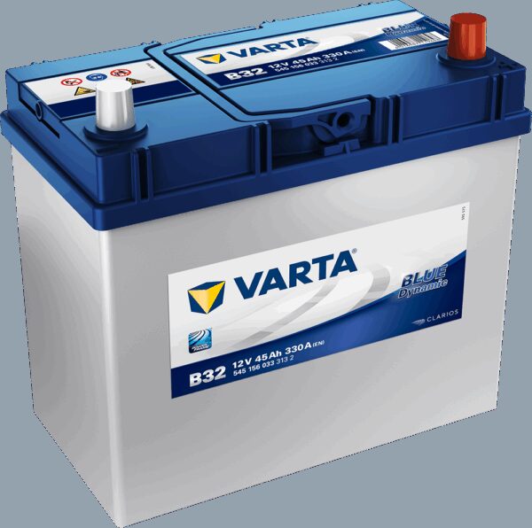 VARTA Blue Dynamic Batteri 12V 45AH 330CCA (238x129x200/227mm) +høyre B32