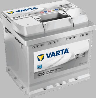 VARTA Silver Dynamic Batteri 12V 54AH 530CCA (207x175x190/190mm) +høyre C30