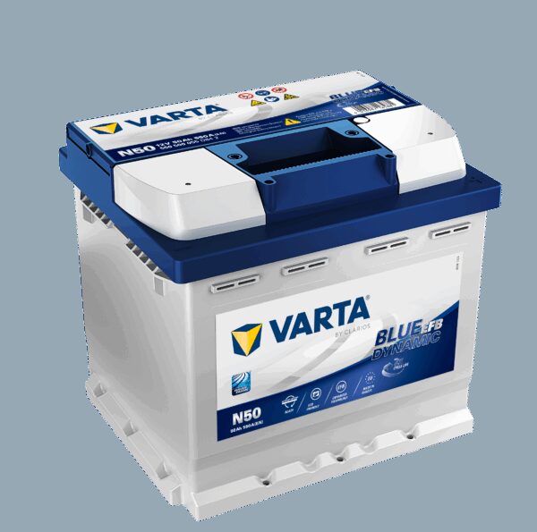 VARTA Blue Dynamic EFB Batteri 12V 50AH 550CCA (207x175x190/190mm) +høyre N50