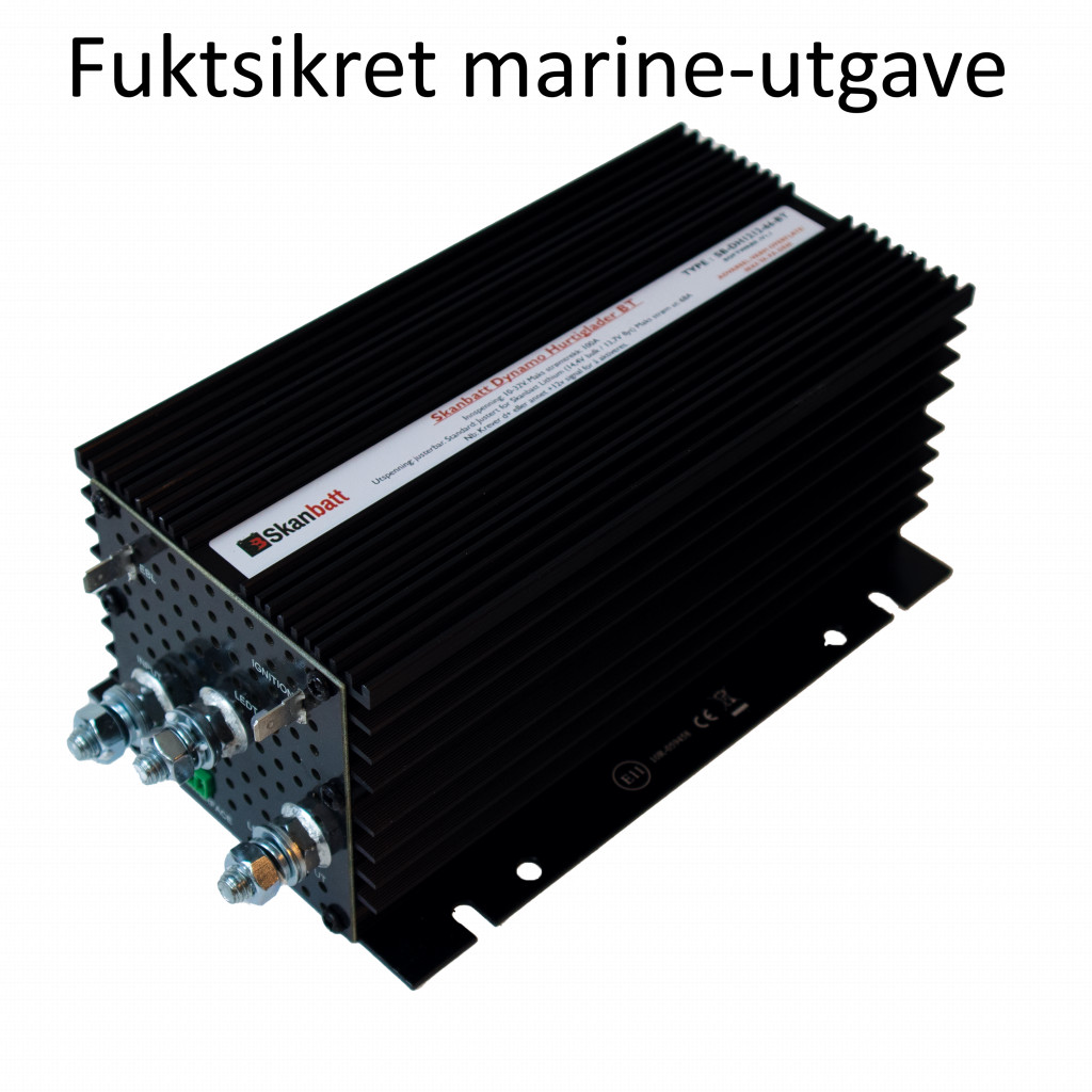 SKANBATT DCDC Lader 12V>24V 32A - Marine - Med Bluetooth