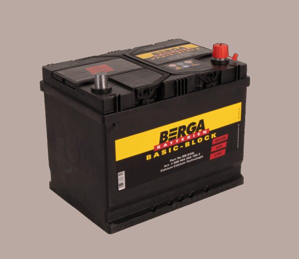 BERGA Basic Block 12V 68AH 550CCA (261/175/220mm)