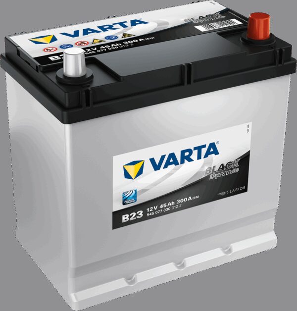 VARTA Black Dynamic Batteri 12V 45AH 300CCA (219x135x200/225mm) +høyre B23