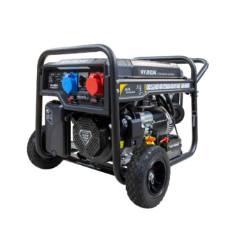 HYUNDAI HY10100LEK-T Proff Strømaggregat 8000W - 400V & 230V 1-FAS - elektrisk start - bensin