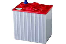 Rørplate Batteri Deep Cycle 6V 240AH (260x170x270mm) +diagonalt 1 Rørplate Batteri Deep Cycle 6V 240AH (260x170x270mm) +diagonalt