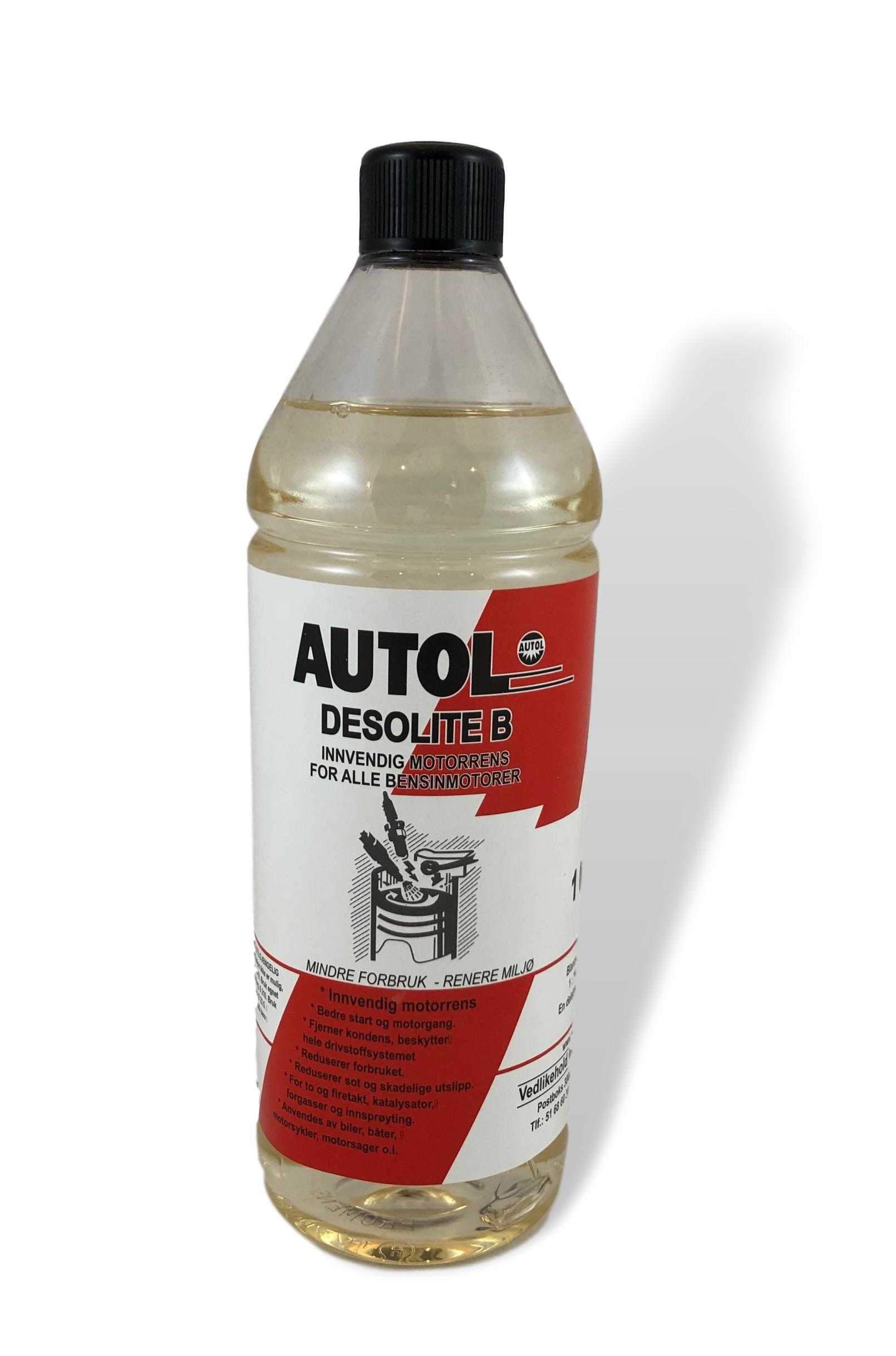 AUTOL DESOLITE B 1 Liter (bensin tilsetning) 1 AUTOL DESOLITE B 1 Liter (bensin tilsetning)