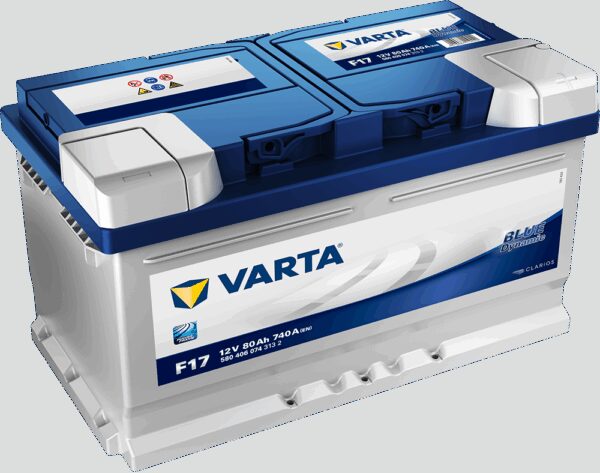 VARTA Blue Dynamic Batteri 12V 80AH 740CCA (315x175x175/175mm) +høyre F17