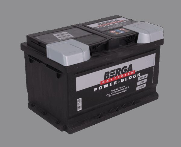 BERGA Power Block 12V 72AH 680CCA (278/175/175mm)