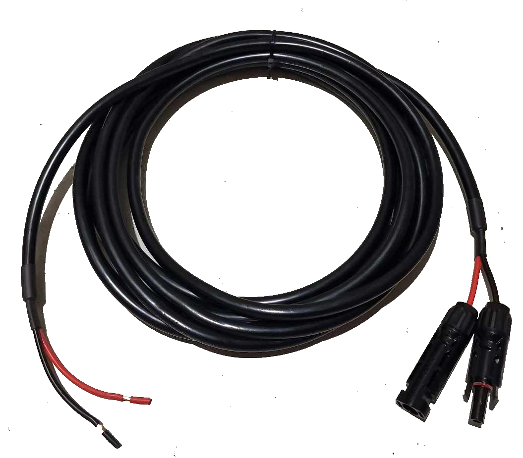PV Kabel 2x4mm2 6mtr med MC4 kontakt i ene enden