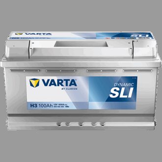VARTA Silver Dynamic Batteri 12V 100AH 830CCA (353x175x190/190mm) +høyre H3