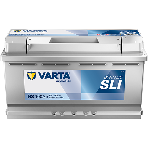 VARTA Silver Dynamic Batteri 12V 100AH 830CCA (353x175x190/190mm) +høyre H3