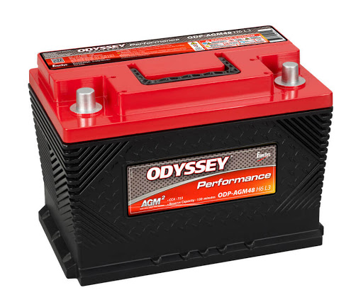 ODYSSEY ODP-AGM48 H6 L3 (PC1220) AGM Batteri 12V 69AH 720CCA (277x174x189mm) +høyre 1 ODYSSEY ODP-AGM48 H6 L3 (PC1220) AGM Batteri 12V 69AH 720CCA (277x174x189mm) +høyre