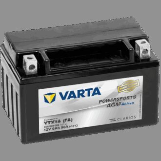 VARTA AGM MC Batteri 12V 6AH 105CCA (150x87x95mm) +venstre YTX7A (FA)