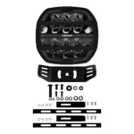 OSRAM LEDriving cube MX180 7'' LED fjernlys - Bilde 7