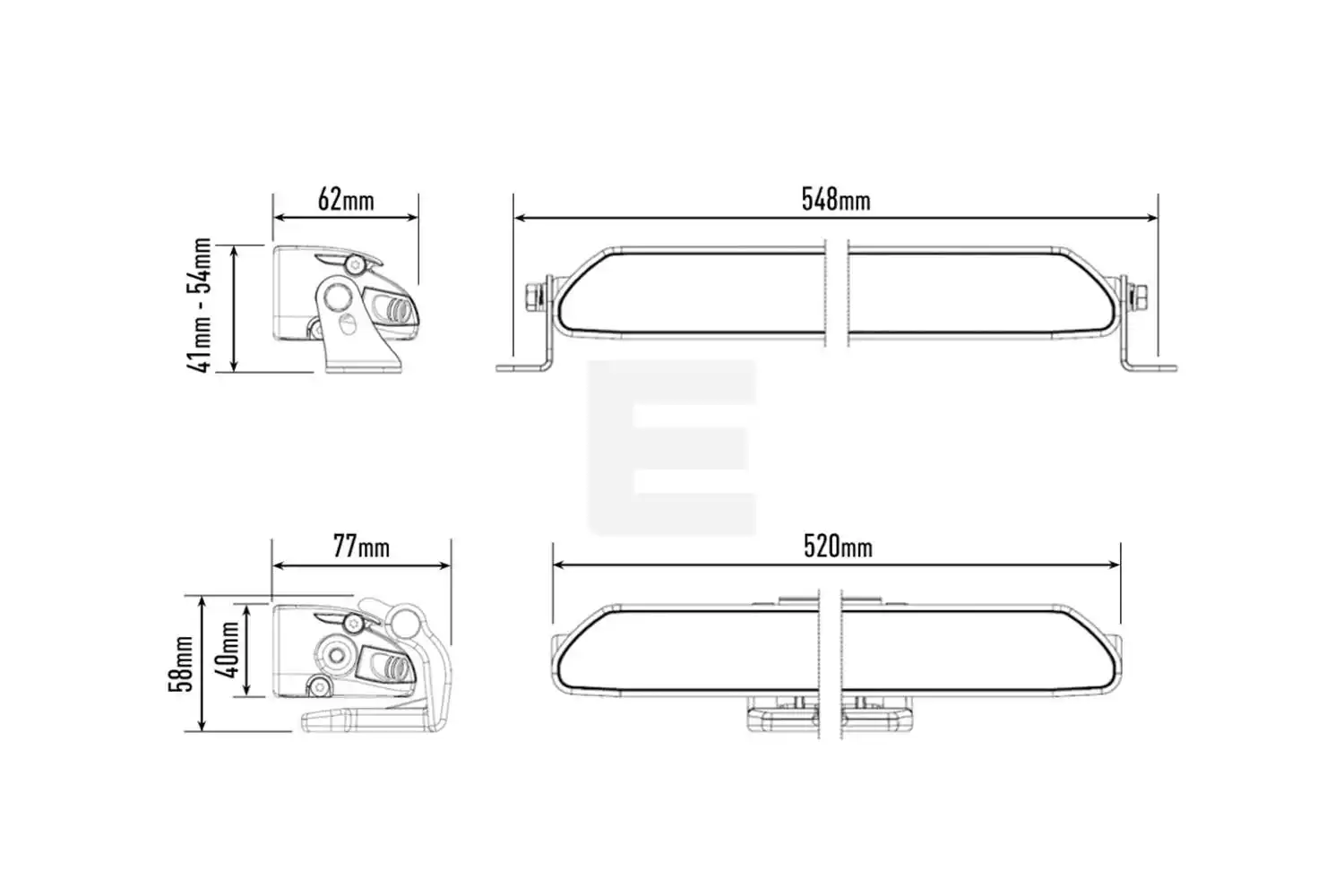 Lazer Linear 18 Elite LED fjernlys 7 Lazer Linear 18 Elite LED fjernlys - Bilde 7