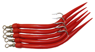 Columbi Gummimakk - 5pk - Rød