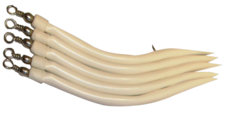 Columbi Gummimakk - 5pk - Hvit