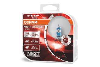 Osram H11 Night Breaker Lazer 150% halogenpærer