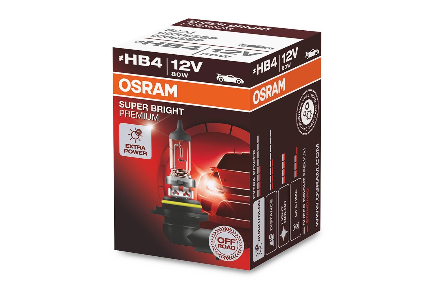 Osram Super Bright Premium HB4 halogenpære
