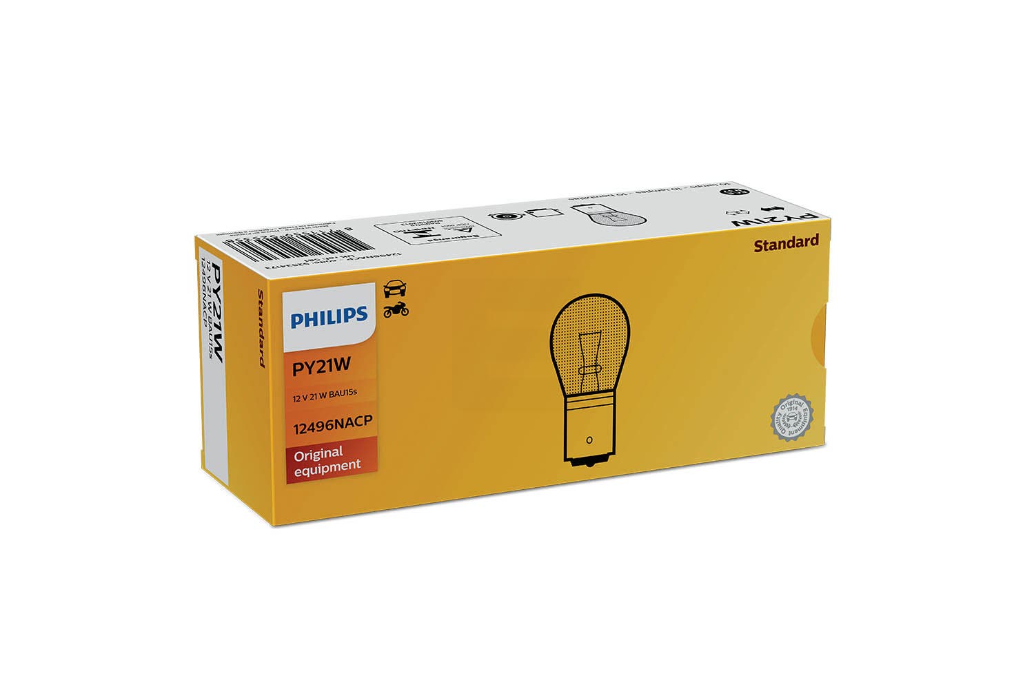Philips pære PY21W 1 Philips pære PY21W