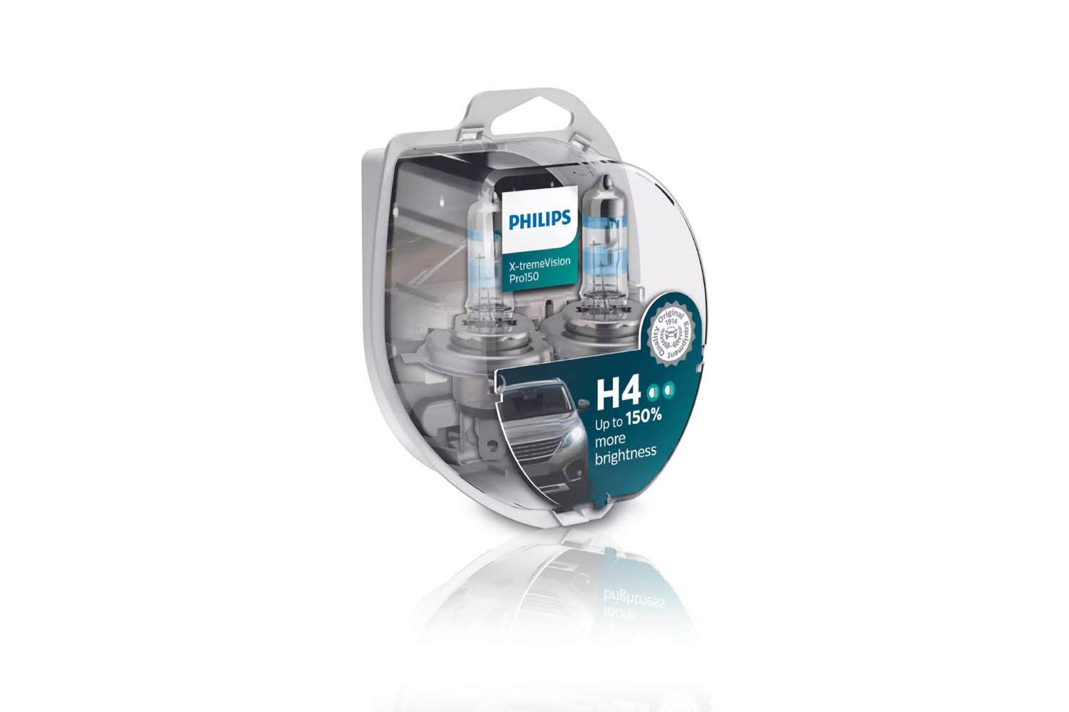 Philips H4 X-tremeVision Pro150 S2 Halogen pære 1 Philips H4 X-tremeVision Pro150 S2 Halogen pære